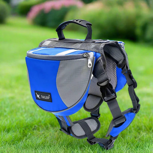 Sac de Voyage Chien - DogBackpack™ - Bleu - Ziggi Chien Malin