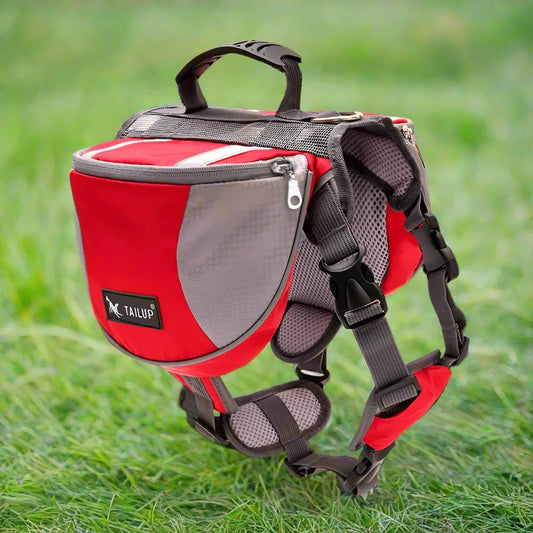 Sac de Voyage Chien - DogBackpack™ - Rouge - Ziggi Chien Malin