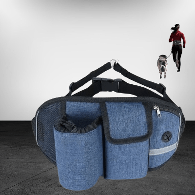 Sac pour chien - PetWaistpack™ - Bleu - Ziggi Chien Malin