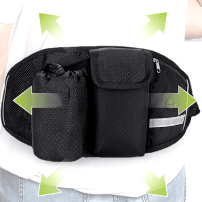 Sac pour chien - PetWaistpack™ - Noir - Ziggi Chien Malin